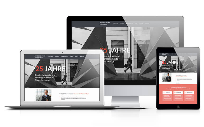 Professionelle Homepage - Weber